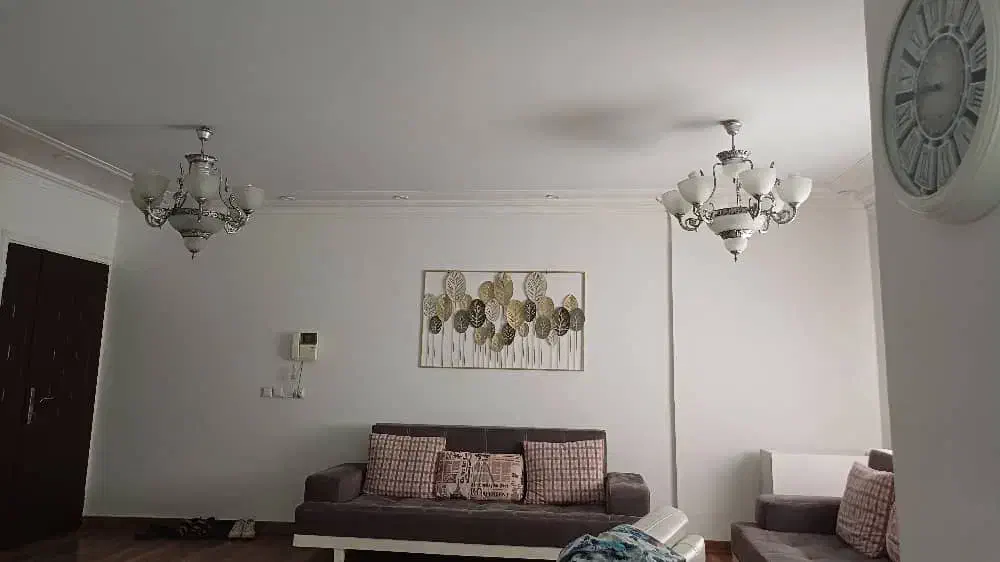 فروش لوستر ۶ شاخه فلزی تمیز و درحد نو|لوستر و چراغ آویز|گرگان, |دیوار