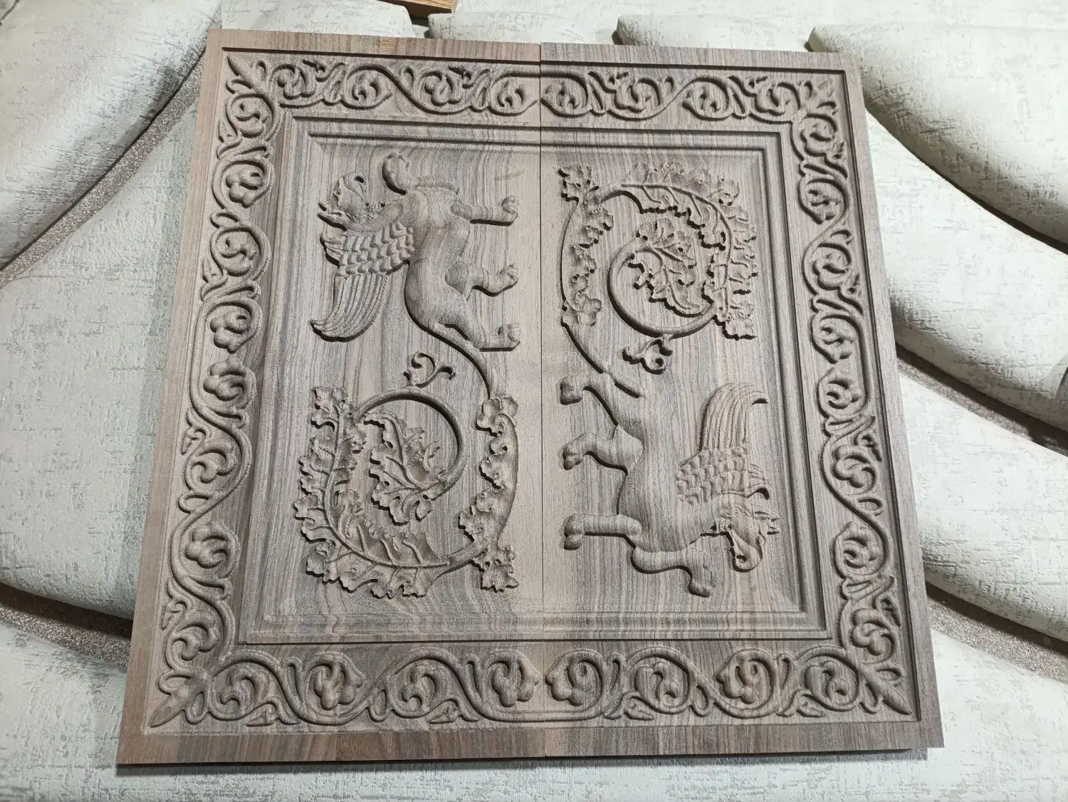 تخته نرد چوبی برجسته لوکس|کلکسیون و سرگرمی|تبریز, |دیوار