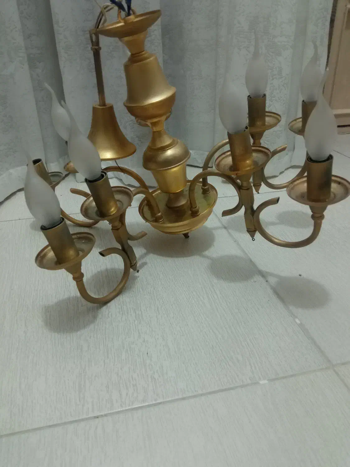 لوستر|لوستر و چراغ آویز|فلاورجان, |دیوار