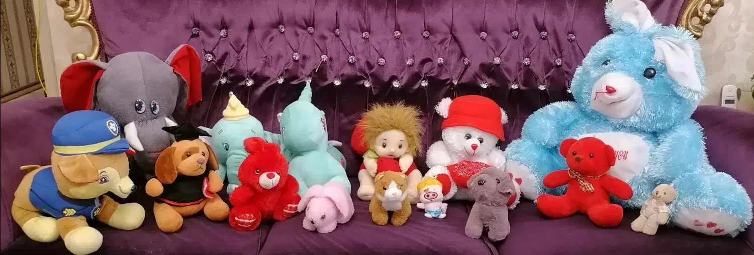 تعدادی عروسک|اسباب‌بازی بچه|گرمدره, |دیوار