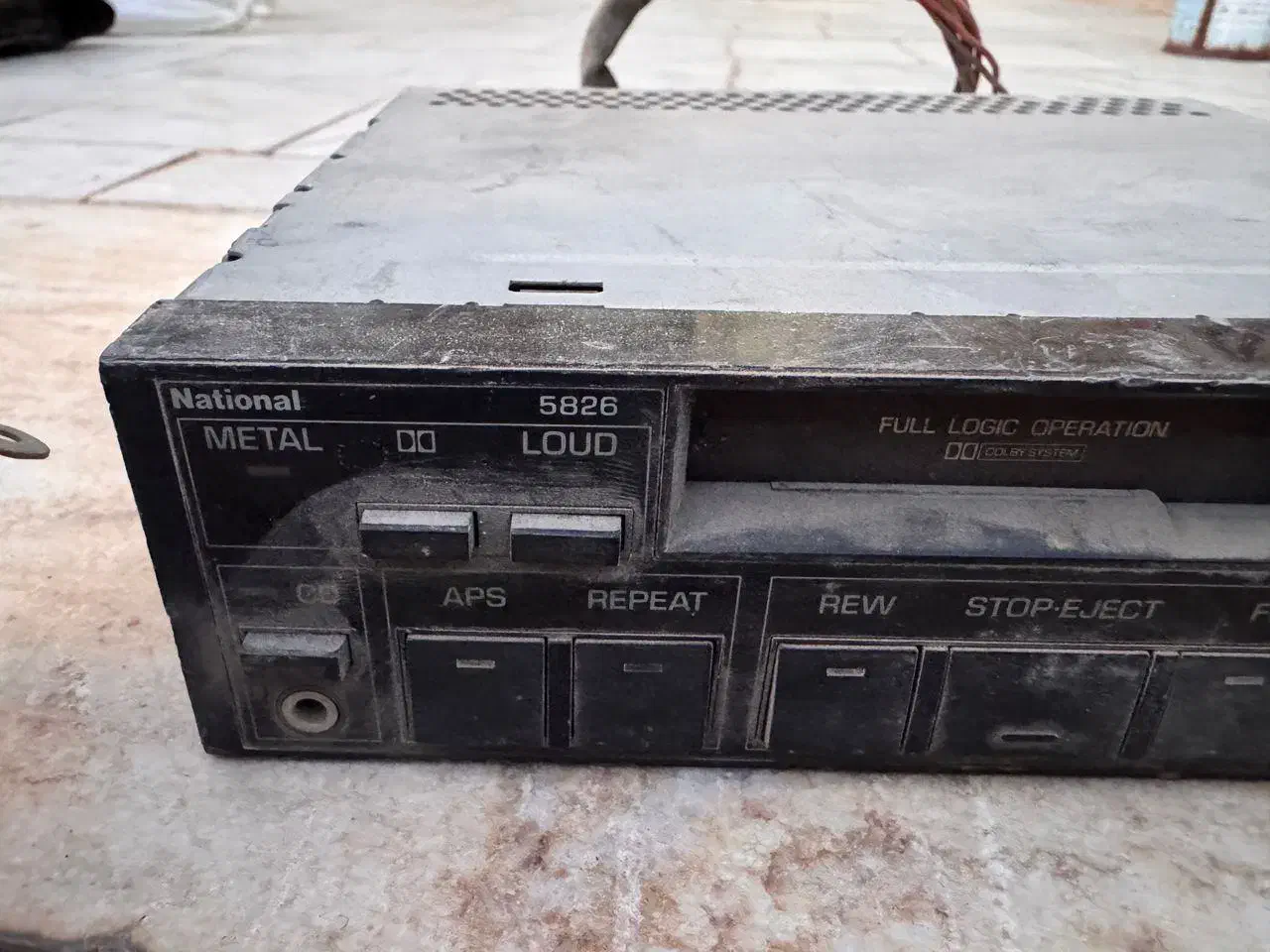 ضبط ماشین نوارخور دوطبقه ناسیونال قدیمی|صوتی و تصویری|یزد, |دیوار