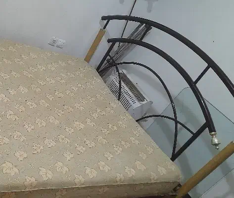 تخت فلزی دونفره|تخت و سرویس خواب|رامسر, |دیوار