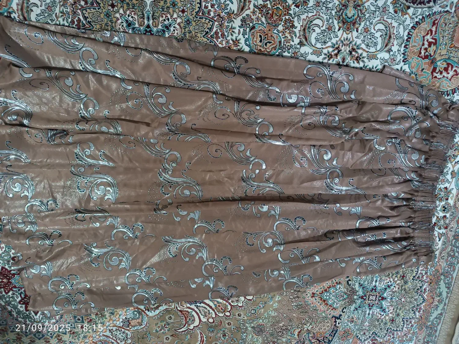 دو عدد پرده سلطنتی|پرده، رانر، رومیزی|آزادشهر, |دیوار