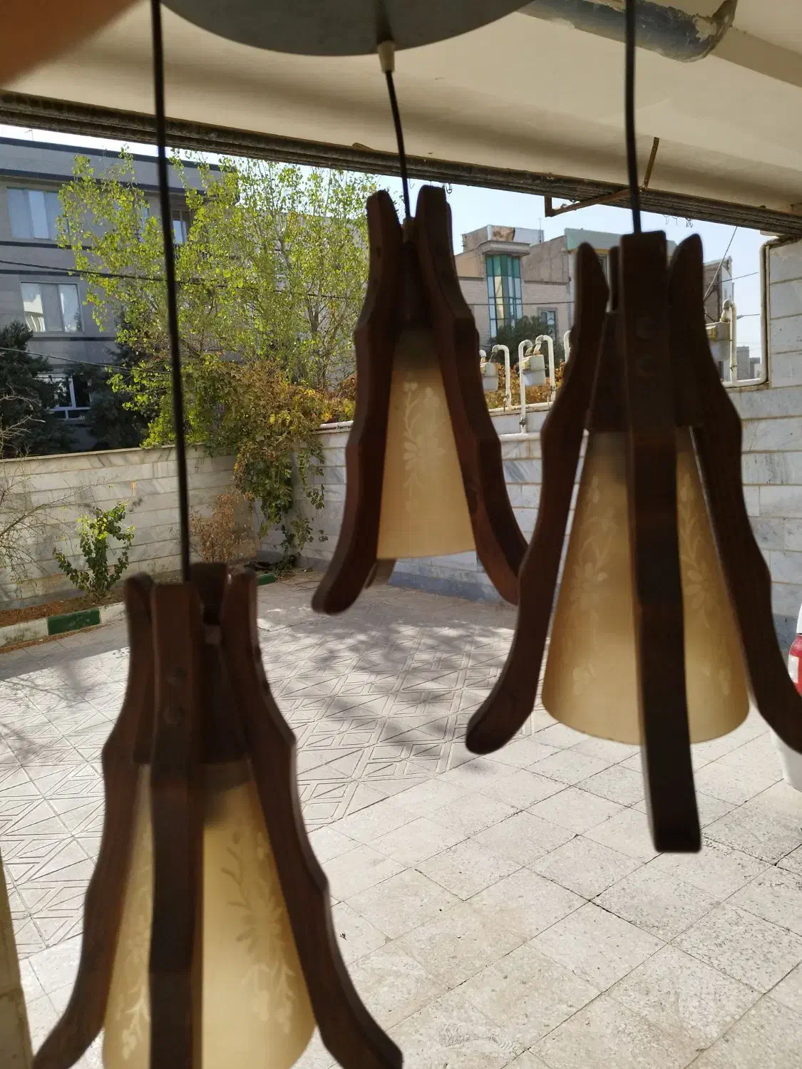 لوستر  آویز|لوستر و چراغ آویز|هشتگرد, شهرک بعثت|دیوار