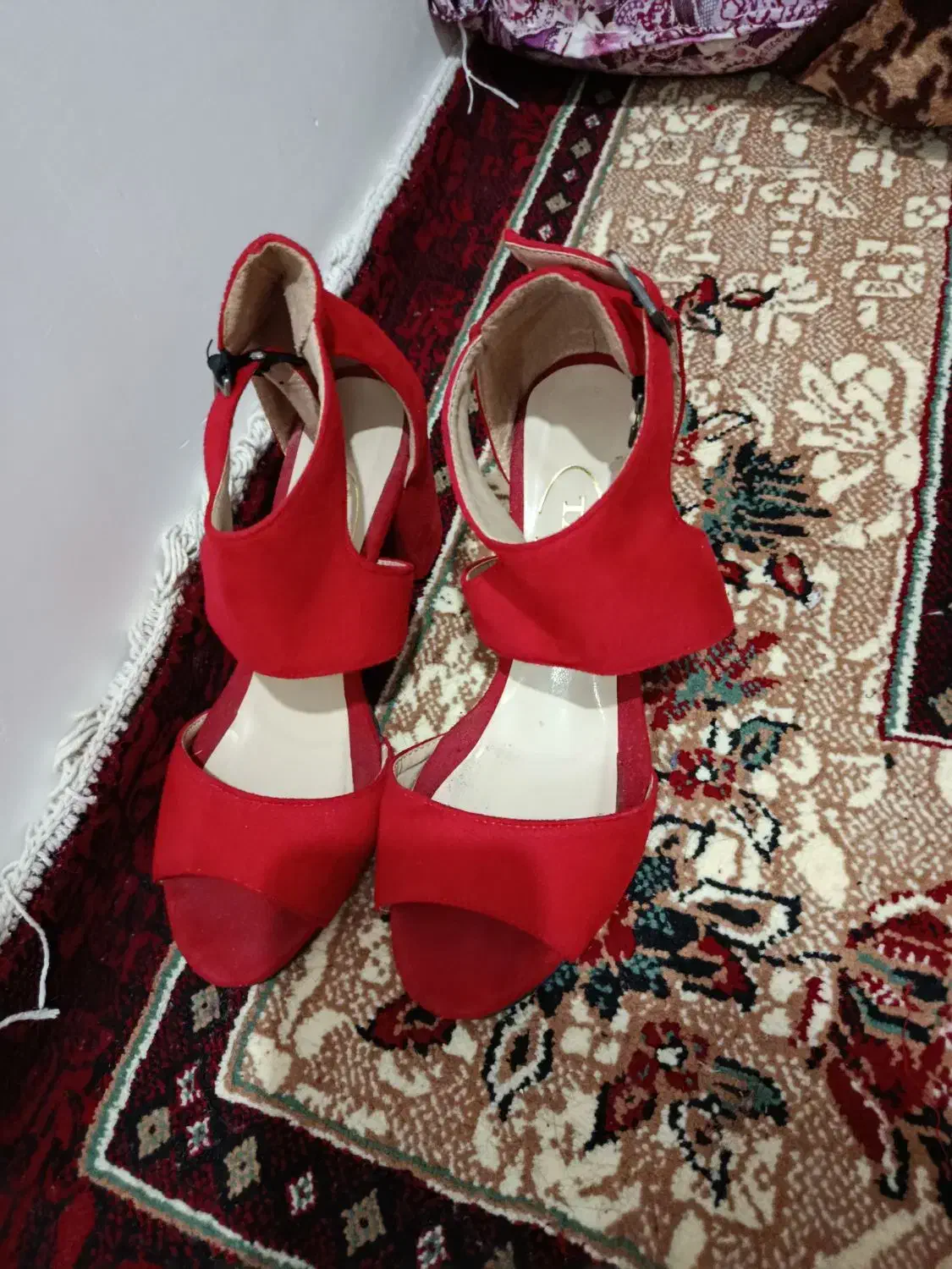 کفش مجلسی کفش قرمز|کیف، کفش، کمربند|مراغه, |دیوار