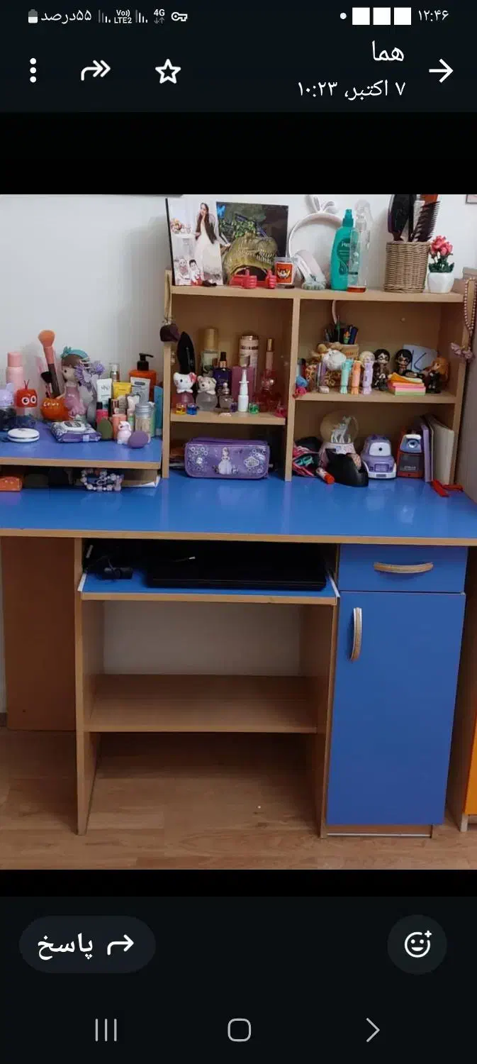 میز کامپیوتر|میز تحریر و کامپیوتر|لوشان, |دیوار