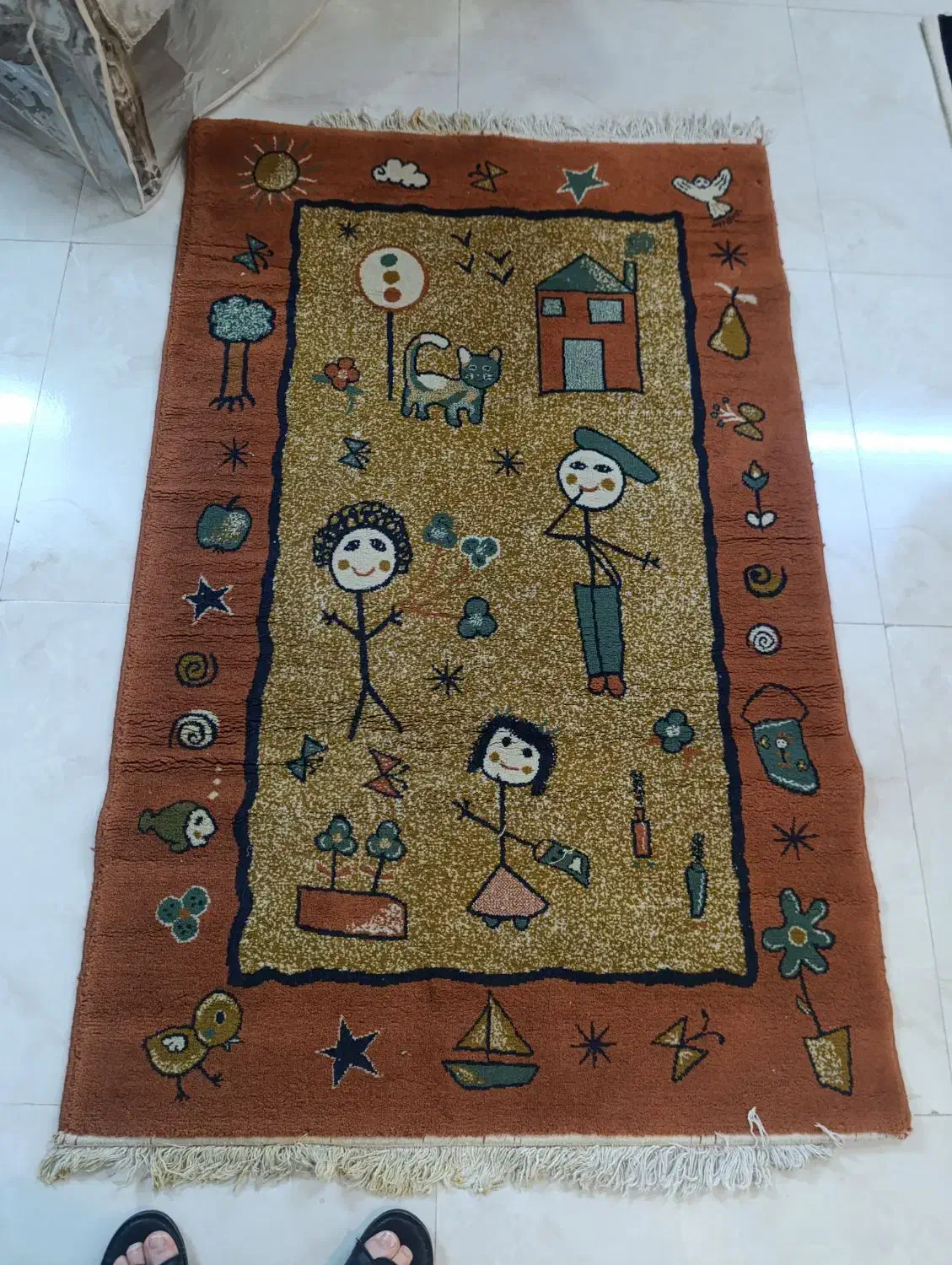 قالیچه|فرش|تهران, قاسمآباد|دیوار