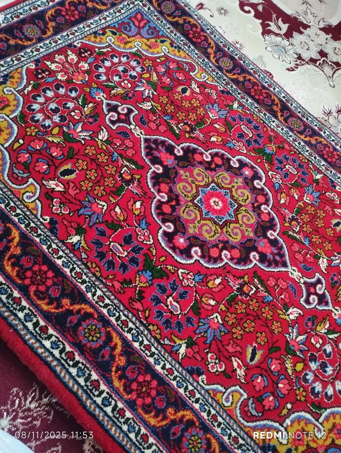 پشتی دستبافت|فرش|ملایر, |دیوار