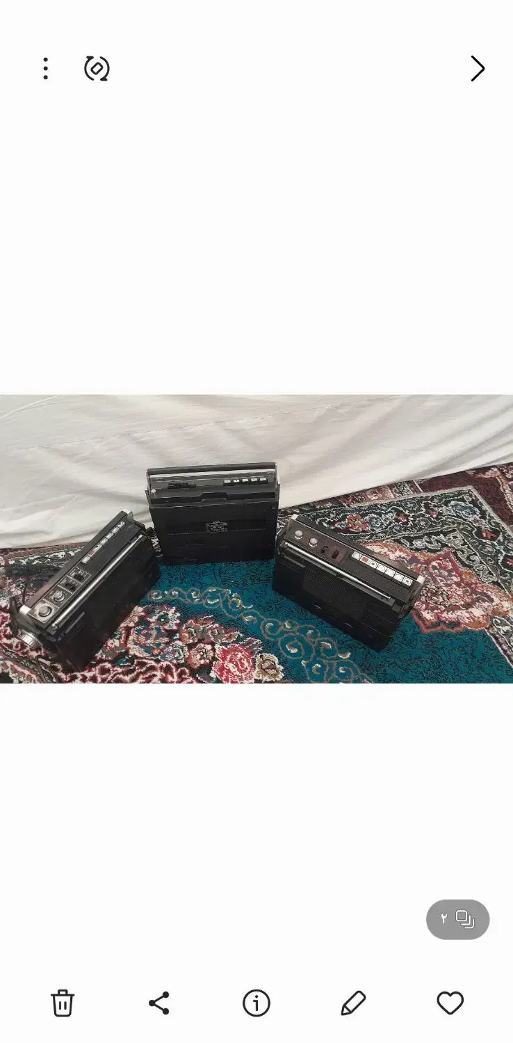 سه عدد  ضبط  قدیمی|سیستم صوتی خانگی|فسا, |دیوار