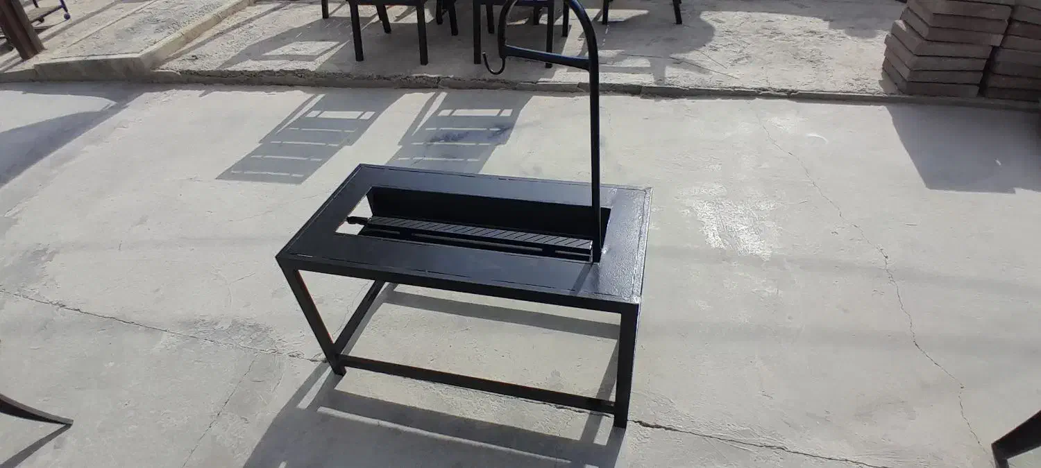 آتشدان و میز آتشدان باغی مدل روزیت دارا کر li989|مبلمان خانگی و میز عسلی|چهارباغ, |دیوار