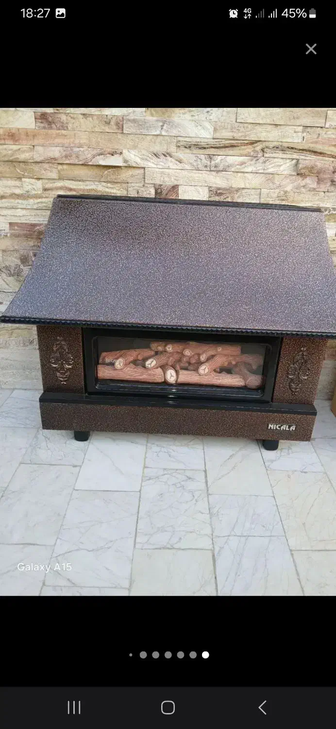 ۲ دستگاه بخاری شومینه نیک کالا|بخاری، هیتر، شومینه|قیدار, |دیوار