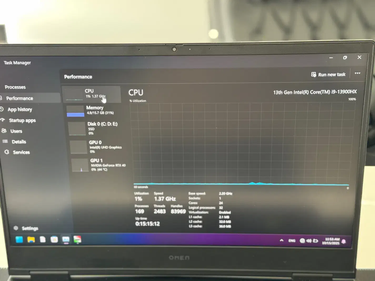 HP OMEN 16 (2K/240Hz) i9-13900HX نو نو|رایانه همراه|تهران, سهروردی|دیوار