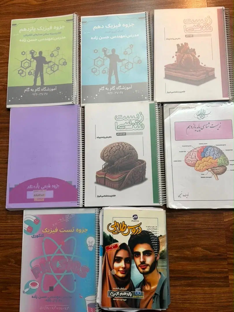 جزوه|کتاب و مجله آموزشی|شیراز, بعثت|دیوار