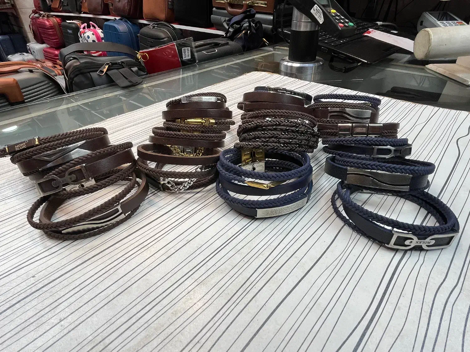 دستبند تمام چرم دست دوز|بدلیجات|تبریز, |دیوار