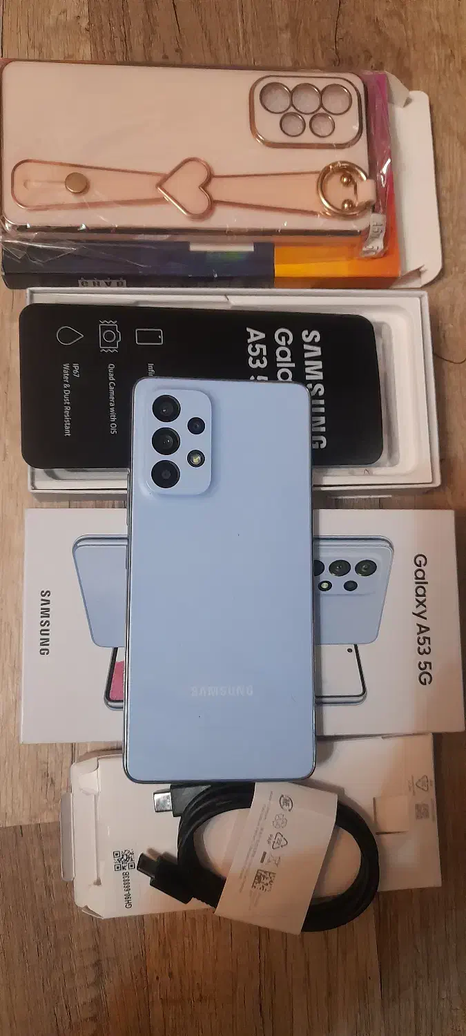 گوشی سامسونگ a53 تر تمیز بدون رنگ|موبایل|رشت, دیلمان|دیوار