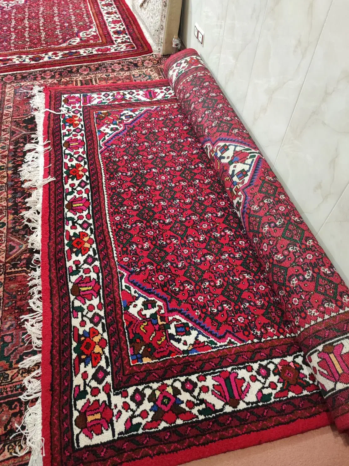 فرش ازندریان|فرش|همدان, |دیوار