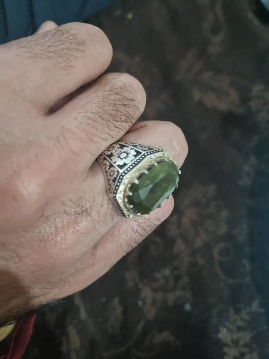 انگشتر یاقوت سبز|جواهرات|زابل, |دیوار