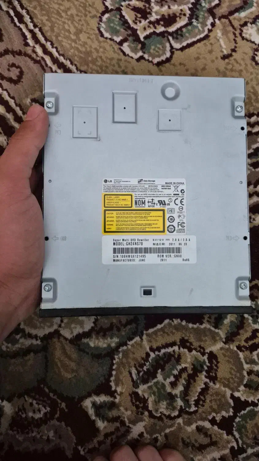 dvd drive|قطعات و لوازم جانبی رایانه|رباط‌کریم, رباط‌کریم|دیوار