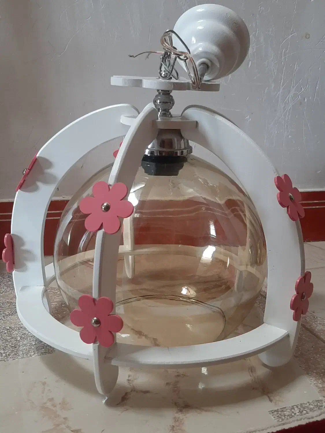 لوستر چوبی کودک نونو|لوستر و چراغ آویز|کرمانشاه, |دیوار