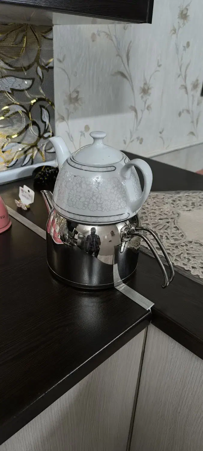 کتری قوری دسته بغل MGS|قوری، کتری، قهوه‌ساز دستی|قم, آزادگان|دیوار