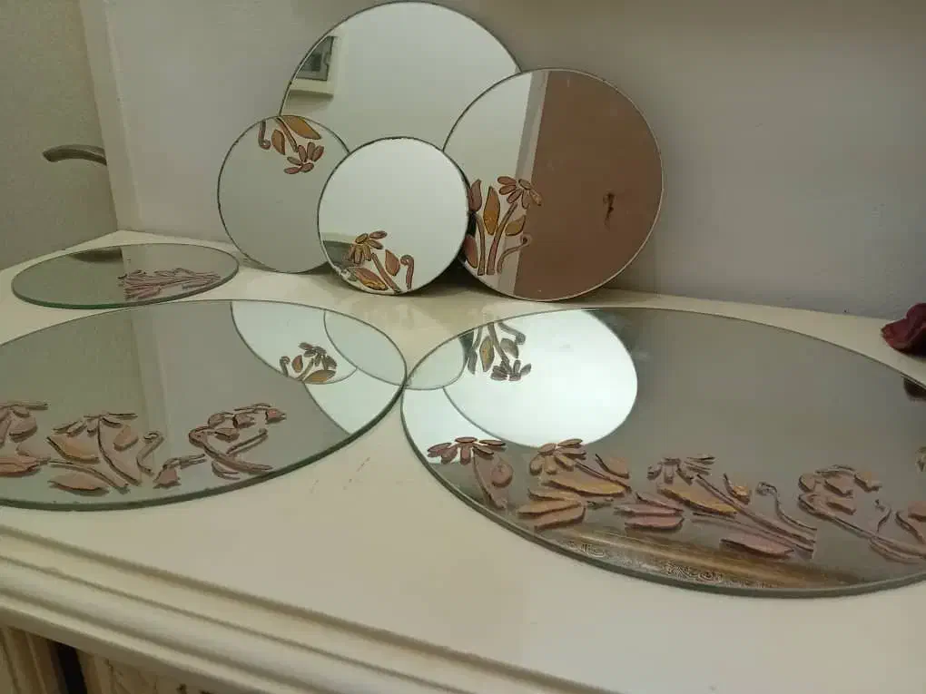 آینه تزینی ۸ تیکه|آینه|عباسآباد, |دیوار