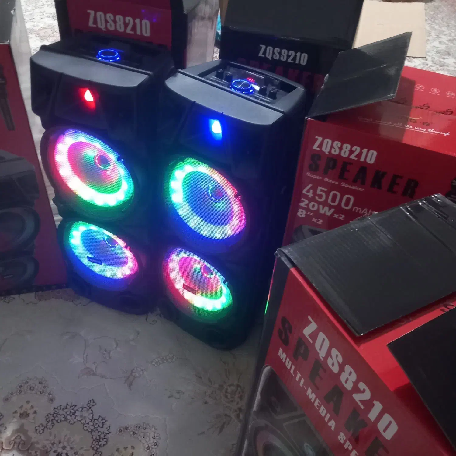اسپیکر ZQS 8210 با اندازه 80سانتی متر|سیستم صوتی خانگی|کلاله, |دیوار