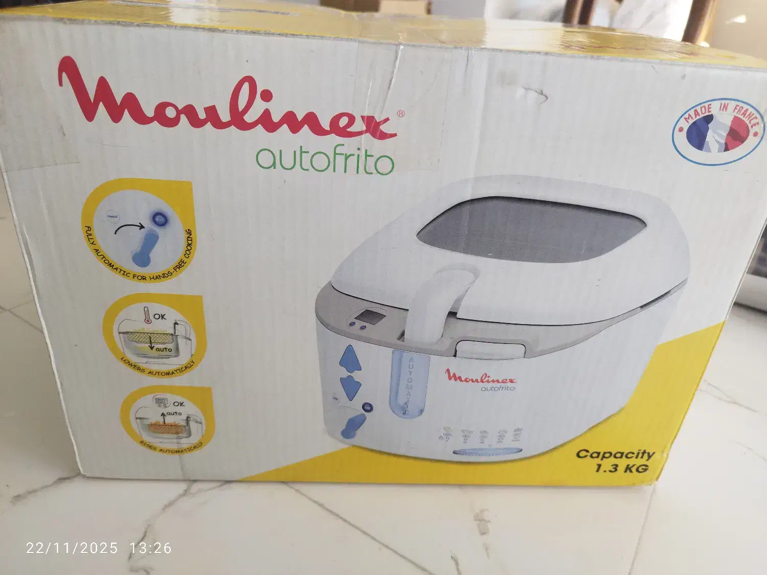 سرخ کن مولینکس اصل فرانسه|اجاق گاز و لوازم برقی پخت‌وپز|هشتگرد, شهرک گلها|دیوار