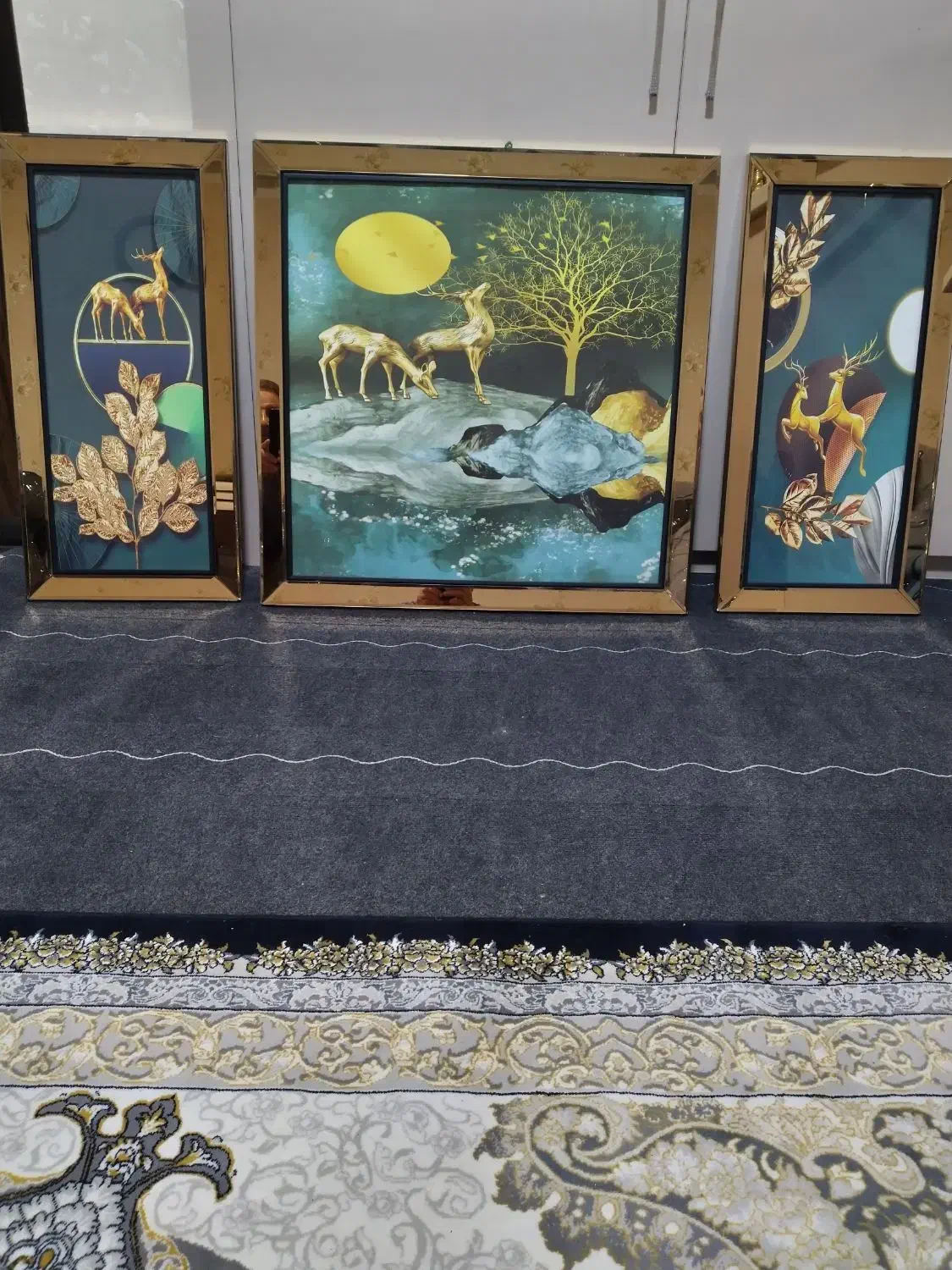 تابلو‌سه‌تیکه|تابلو، نقاشی، عکس|اهواز, کوی باهنر|دیوار