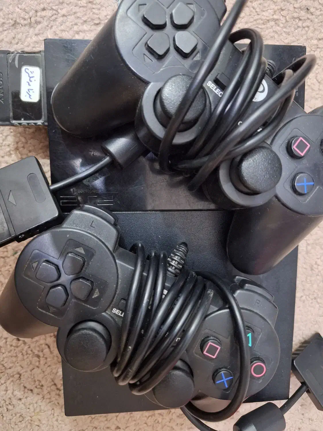 پلی‌استیشن ۲ اسلیم با دو دسته|کنسول، بازی ویدئویی و آنلاین|بافق, |دیوار