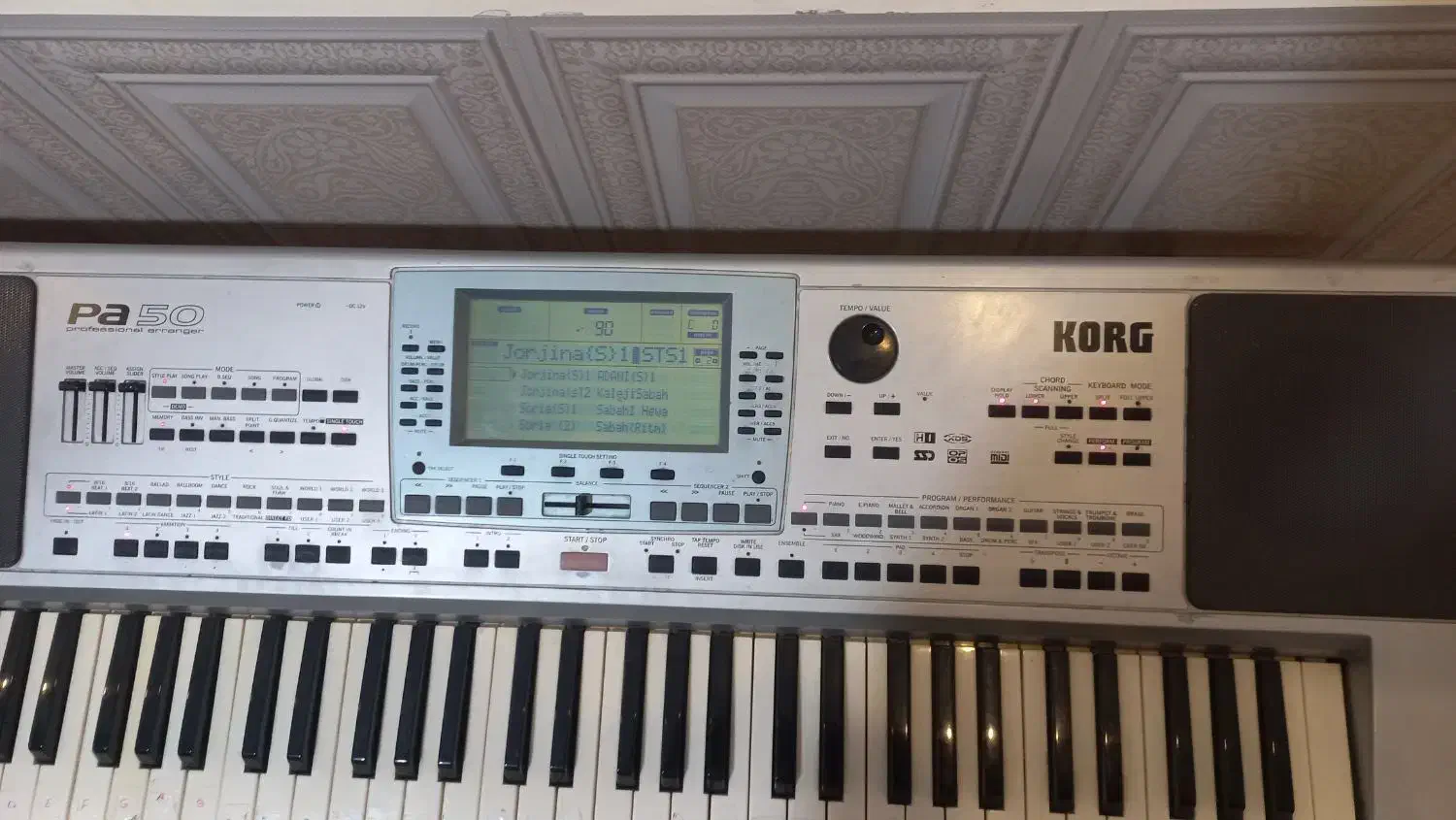 کیبورد pa50 تبدیل به ۸۰|پیانو، کیبورد، آکاردئون|اهواز, جانبازان|دیوار