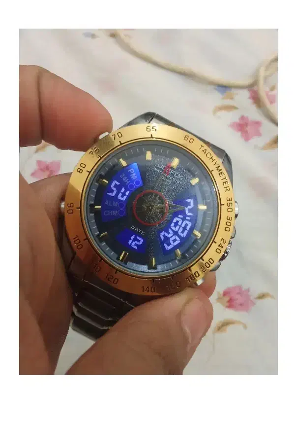 ساعت جوفاکس سه موتوره دوزمانه اصل ضد آب شبنما|ساعت|ایذه, |دیوار