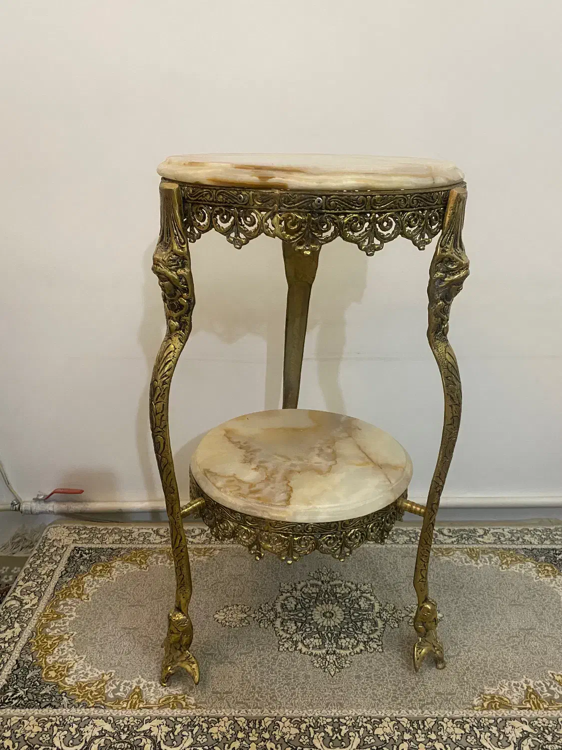 میز دکوری برنجی|بوفه، ویترین، کنسول|رباط‌کریم, شترخوار|دیوار