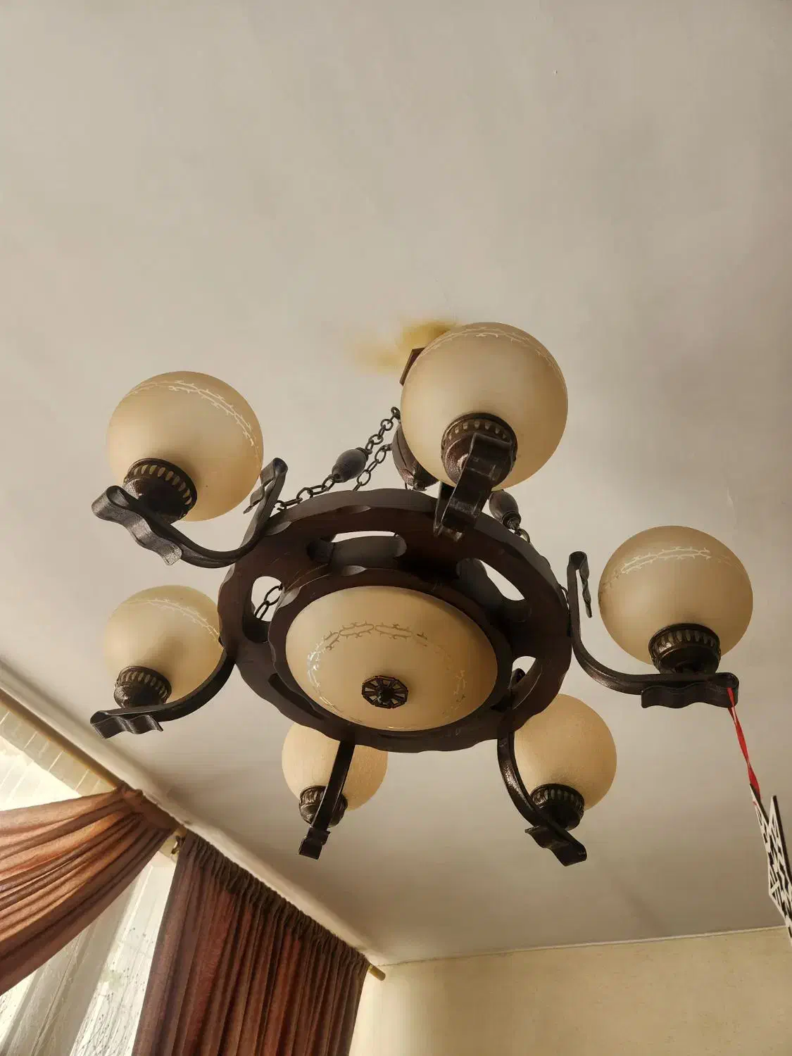 لوستر سقفی|لوستر و چراغ آویز|تهران, زرکش|دیوار