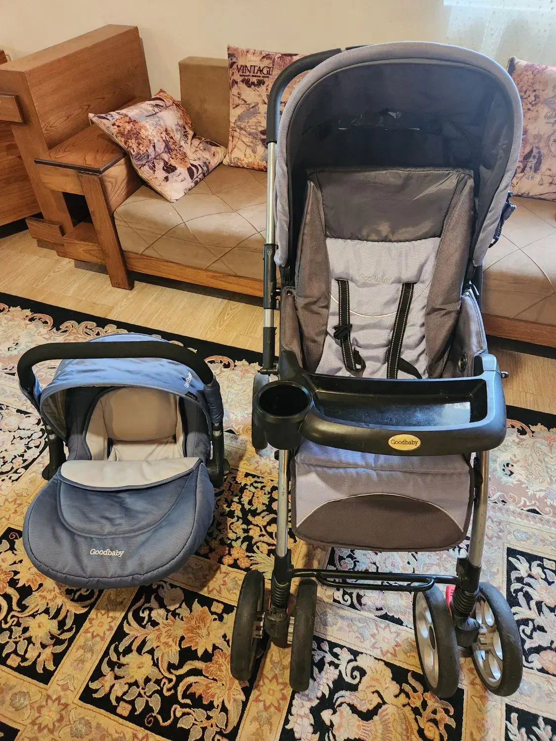 کالسگه و کریر Good baby اصل|کالسکه و لوازم جانبی|نشتارود, |دیوار