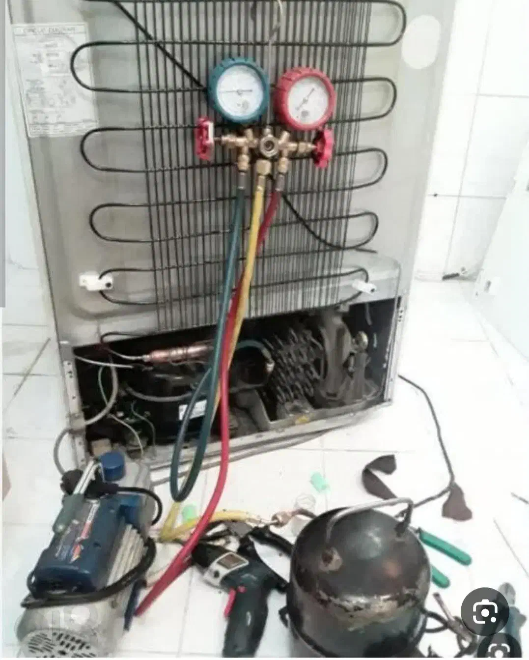 تعمیر انواع یخچال در منزل خودتان با ضمانت صد در صد|خدمات پیشه و مهارت|رشت, رشتیان|دیوار