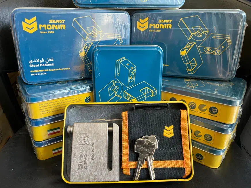پخش قفل دیسک منیرکتابی کابل استوانه آویز منیر صنعت|ابزارآلات|تهران, حسنآباد|دیوار