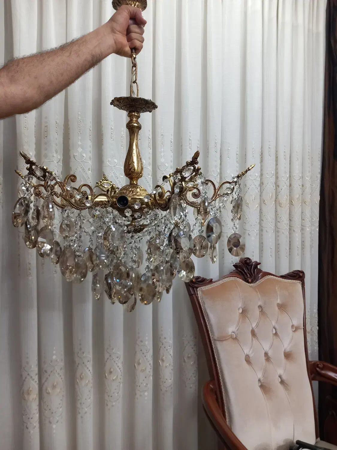 لوستر برنزی|لوستر و چراغ آویز|اندیشه, اندیشه فاز ۳|دیوار