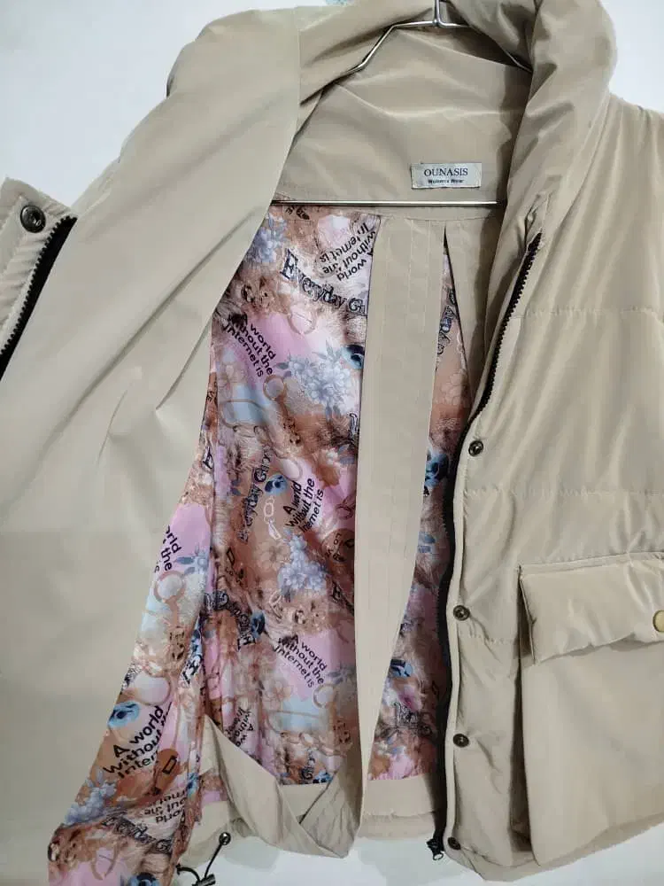 کاپشن سلیکونی کرم رنگ جذاب|لباس|نکا, |دیوار