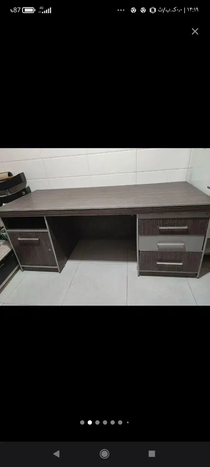 میز مدیریتی ۲متری در حد نو|مبلمان اداری|شاهرود, |دیوار