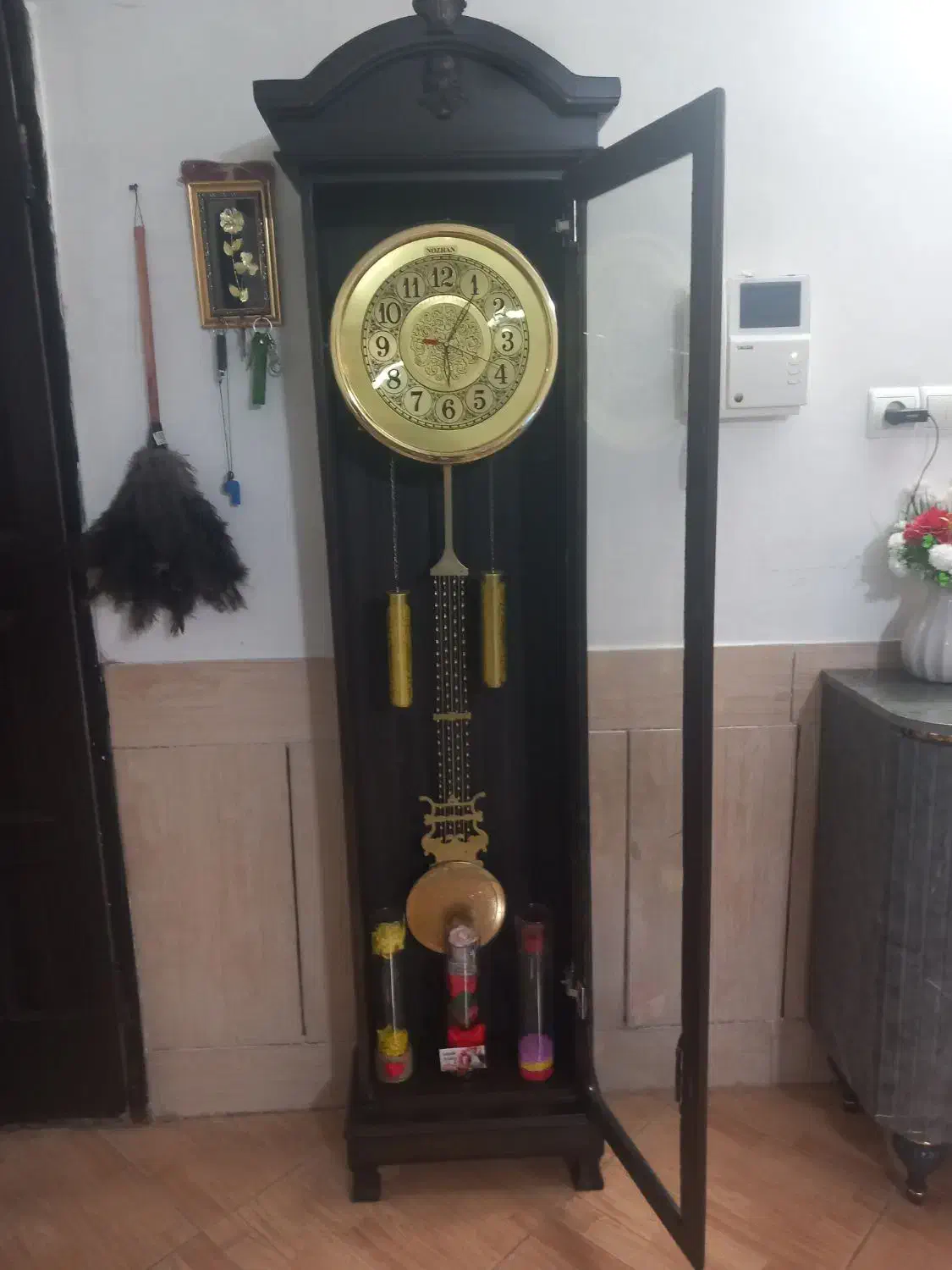 ساعت ایستاده چوبی|ساعت دیواری و تزئینی|مشهد, فدک|دیوار