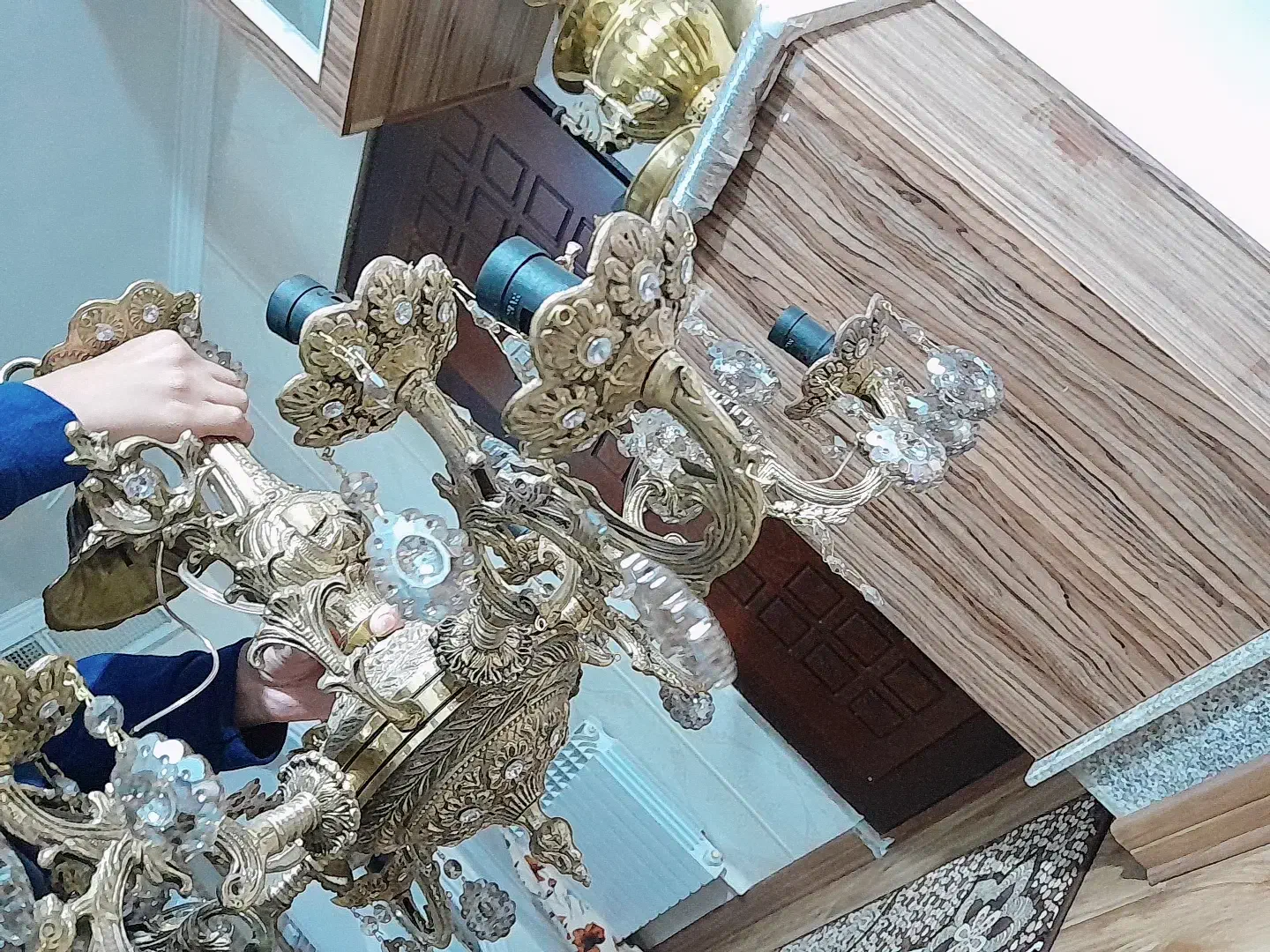 لوستربرنز ۱۲ شعله|لوستر و چراغ آویز|ارومیه, |دیوار