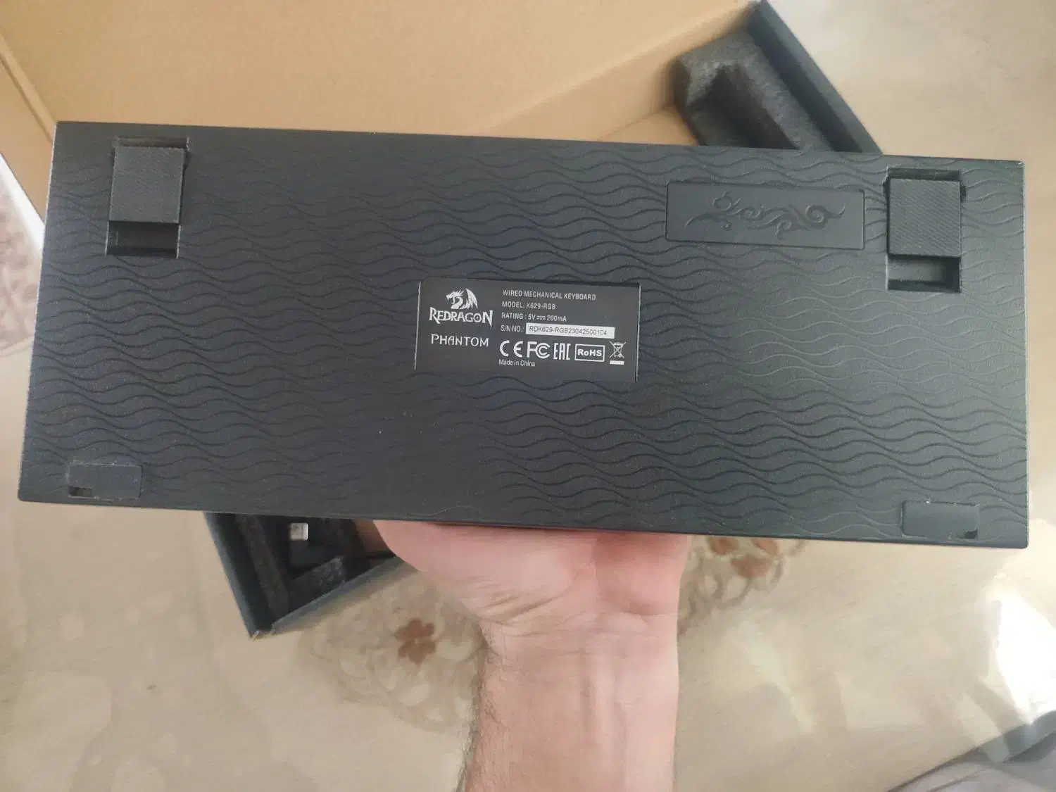 کیبورد سوییچ قرمز ردراگون مدل phantom|قطعات و لوازم جانبی رایانه|مشهد, حضرت حجت|دیوار