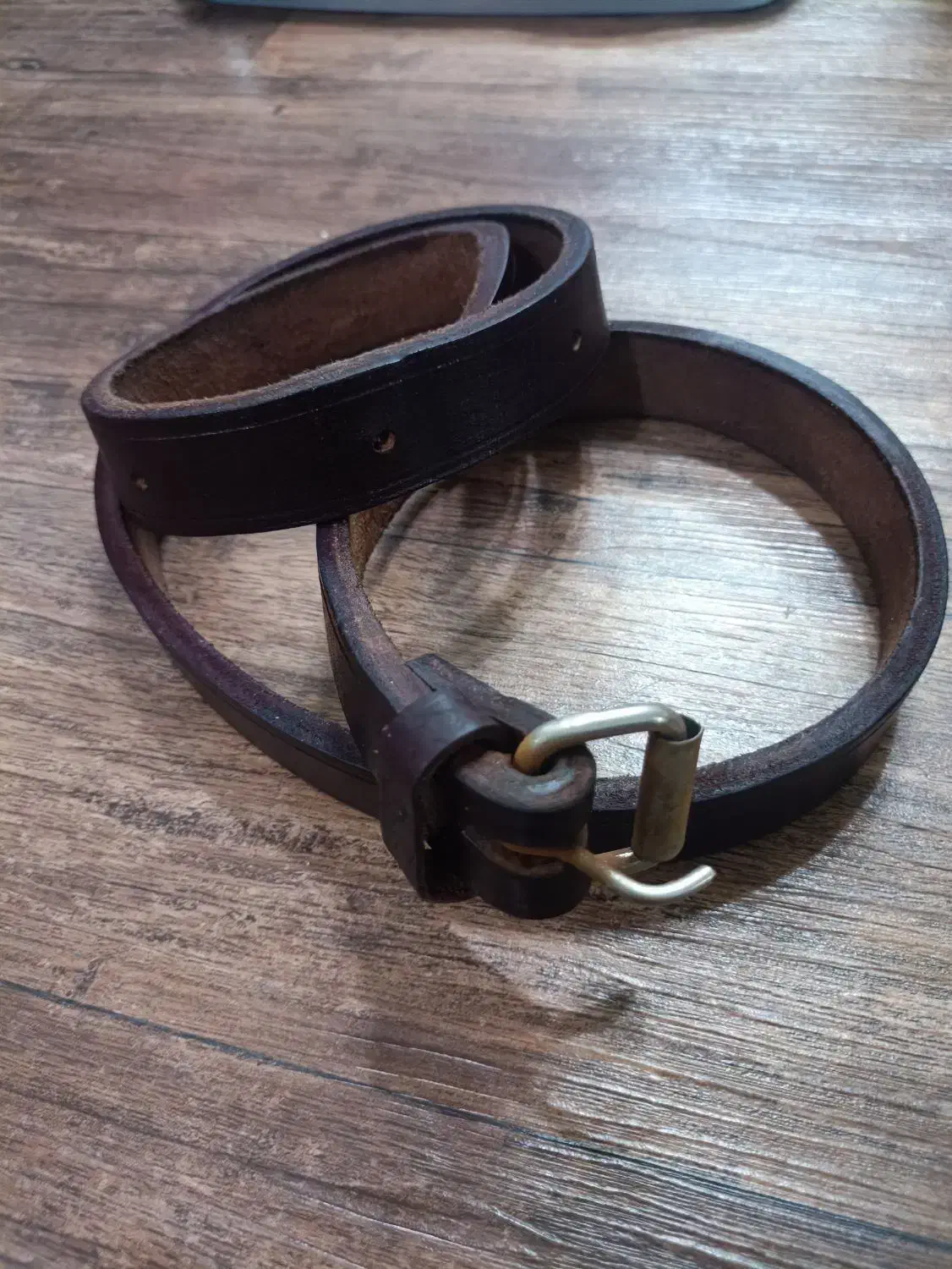 کمربند چرم قهوه ای اصلی|کیف، کفش، کمربند|اهواز, پادادشهر|دیوار