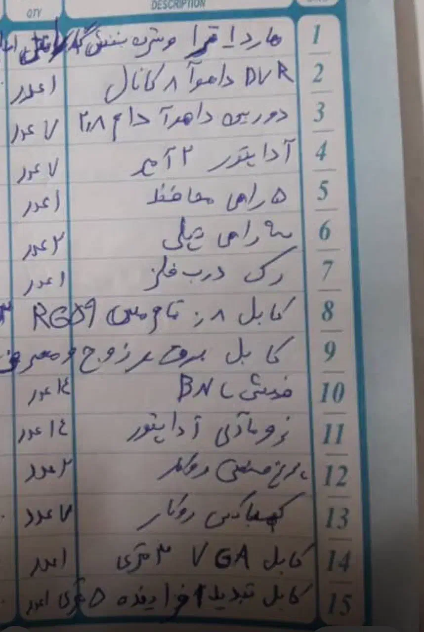 فروش دوربین مدار بسته دید در شب با تجهیزات کامل|دوربین مداربسته|ساری, |دیوار