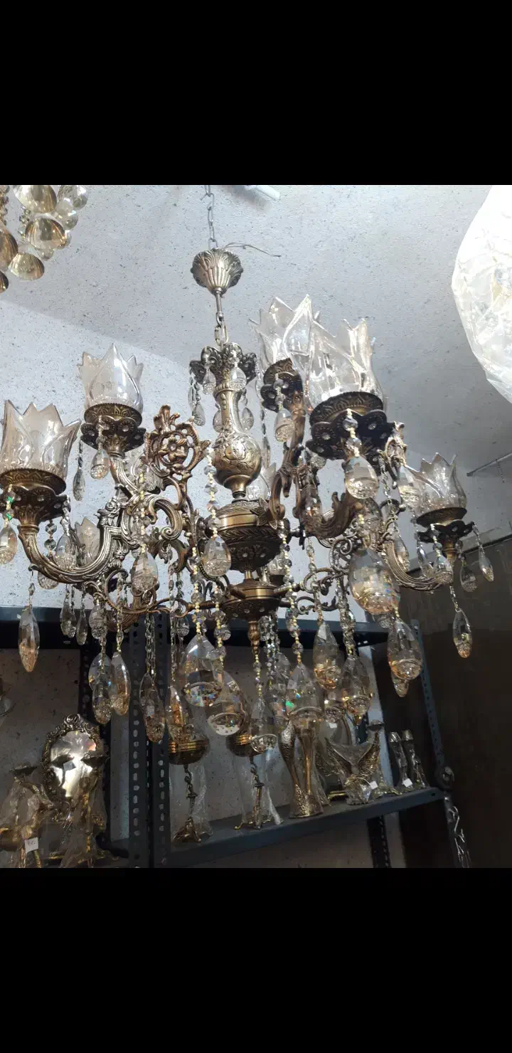 لوستر برنز|لوستر و چراغ آویز|تهران, هرندی|دیوار