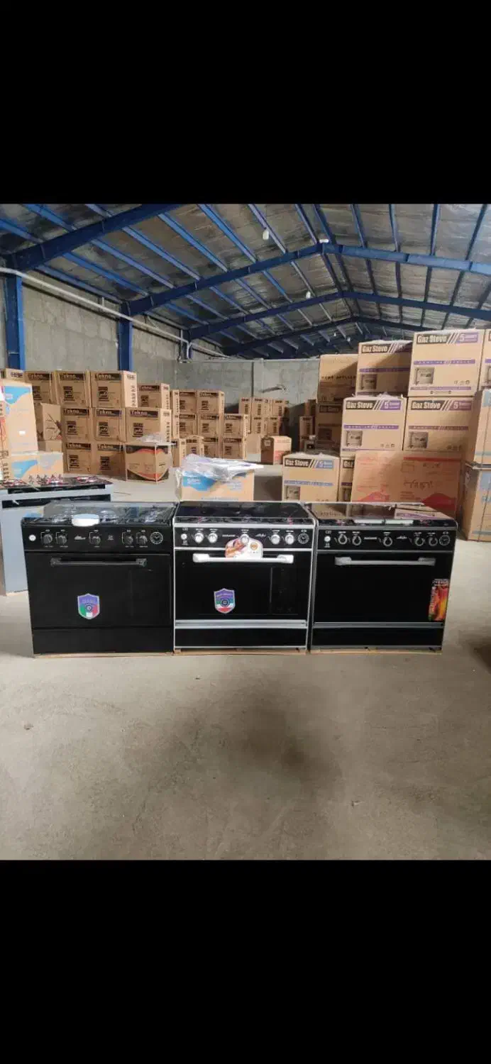 اجاق گاز ۵ شعله نو اکبند صفر سمساری سارانی|اجاق گاز و لوازم برقی پختوپز|زابل, |دیوار