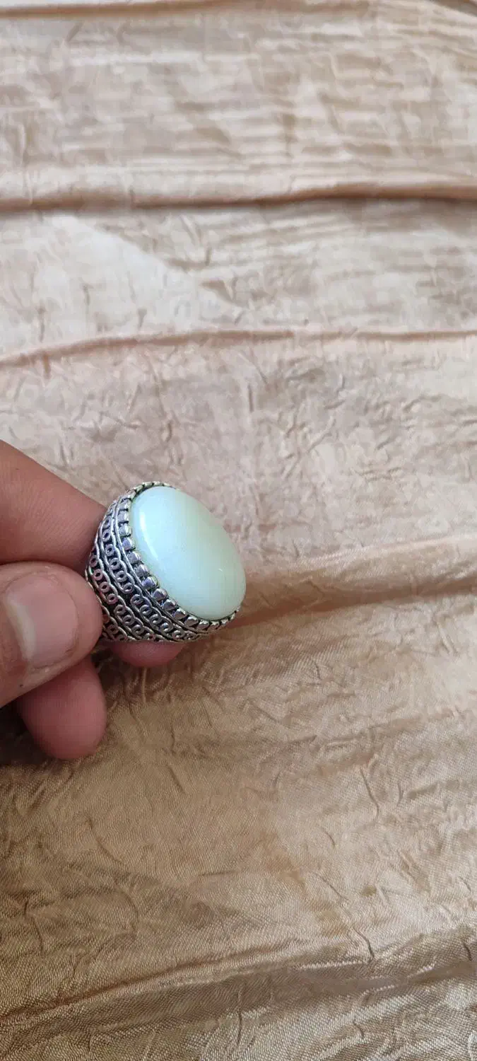 انگشتر عقیق و گوهر شب چراغ|بدلیجات|زاهدان, |دیوار