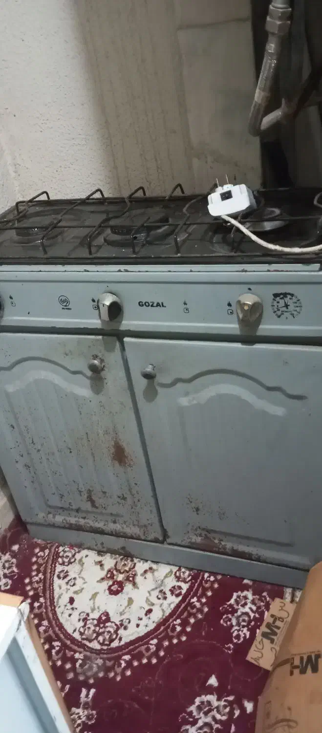 گاز سه شعله قدیمی|اجاق گاز و لوازم برقی پختوپز|رشت, کوی مهر|دیوار