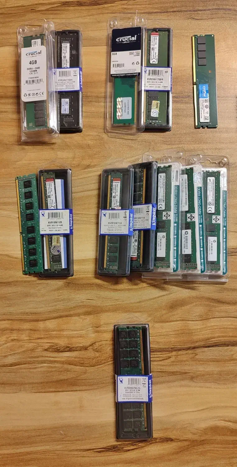 فروش ویژه تعدادی رم کامپیوتر ddr4 و ddr3|قطعات و لوازم جانبی رایانه|تهران, شاهین|دیوار