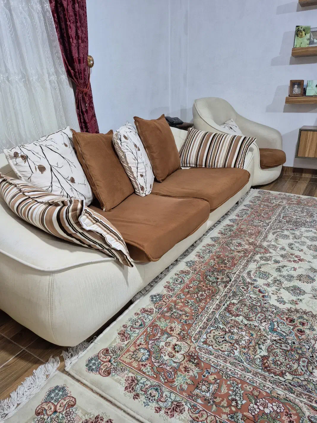 فروش مبل راحتی ۸نفره درحدنو|مبلمان خانگی و میز عسلی|آستارا, |دیوار